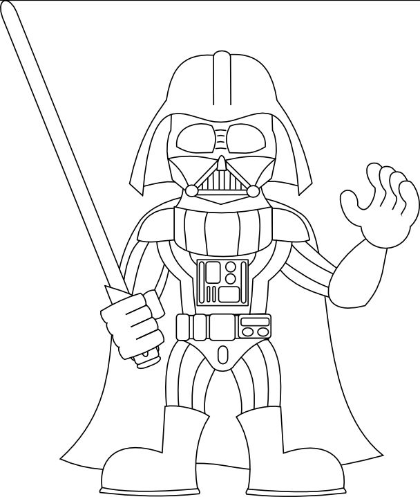 darth vader lego coloring pages - photo #5
