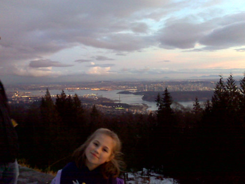 overlooking vancouver's skyline