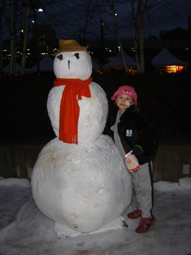 winter festival snowman