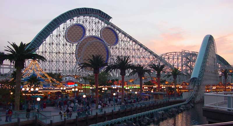 panoramic of california adventure