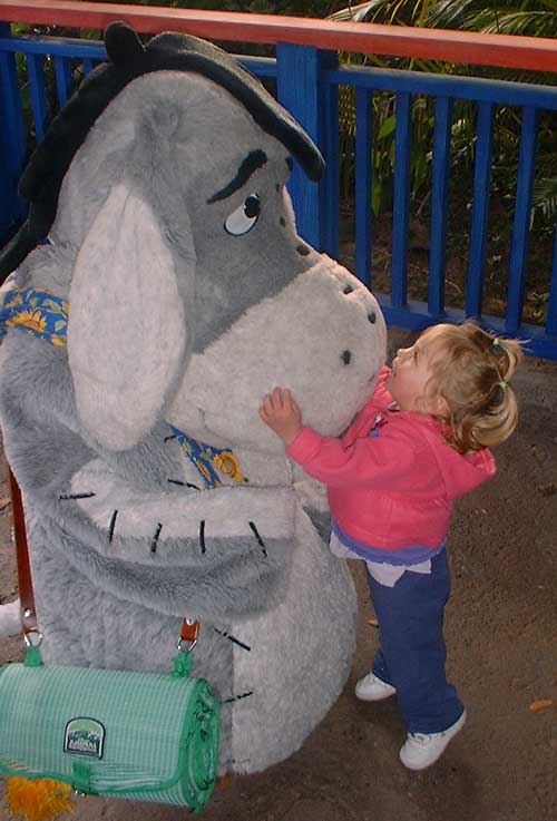 aly with eeyore