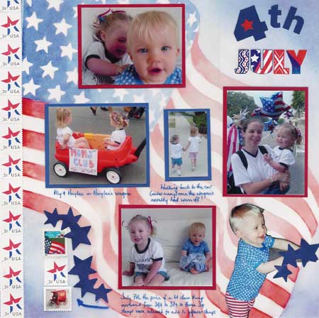 4th july - left page