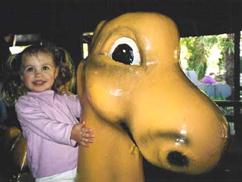 aly on the carousel