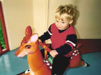 toby on the carousel