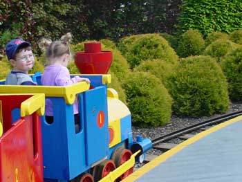 matthew and aly on the train