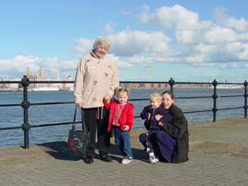 nanny, aly, mommy and toby