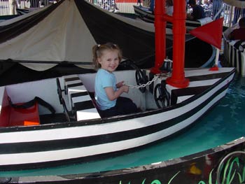 aly on the boat ride