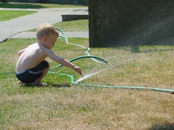 toby and the sprinkler