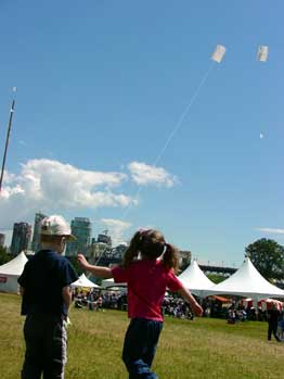 flying kites