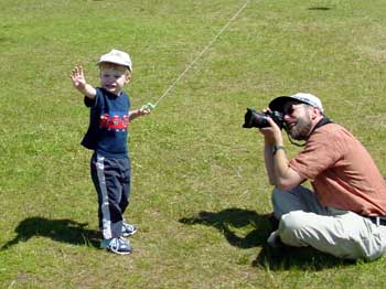 flying kites