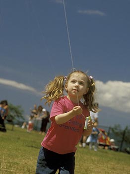 flying kites