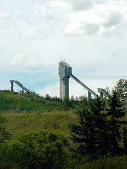 ski jumps