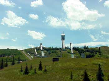 ski jumps