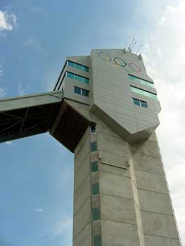 ski jump tower