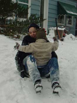 sledding