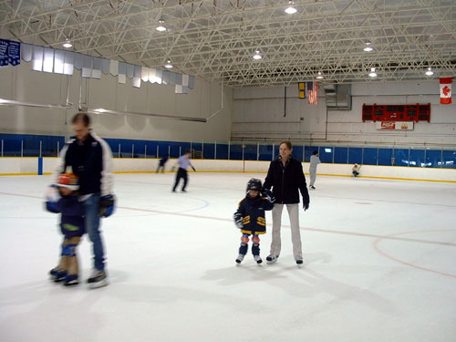 ice skating