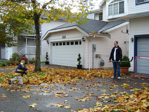 hockey in fall