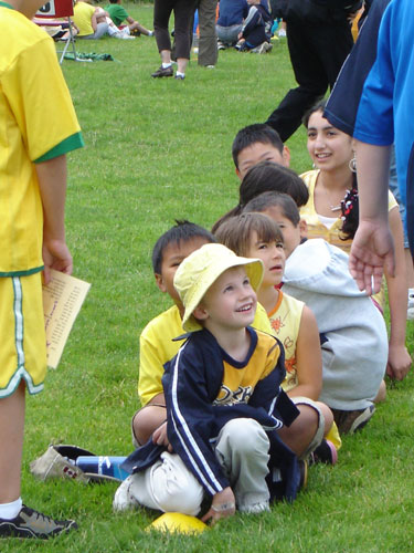 toby at sports day