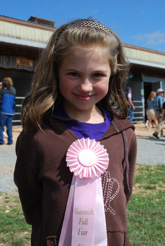 aly at the saanich fair