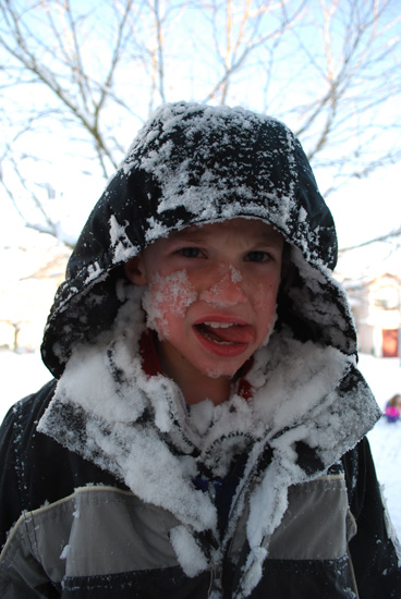 toby and the snow