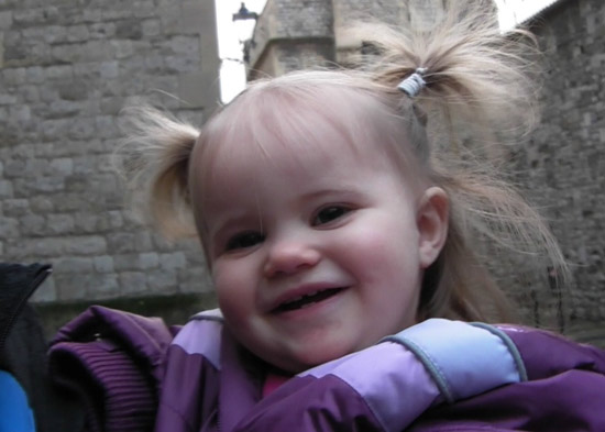 zoe at the tower of london