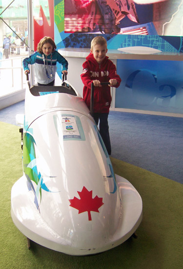 aly and toby bobsleighing