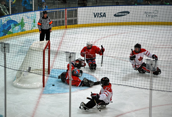 sledge hockey