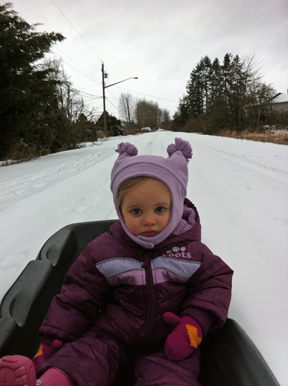 sledding