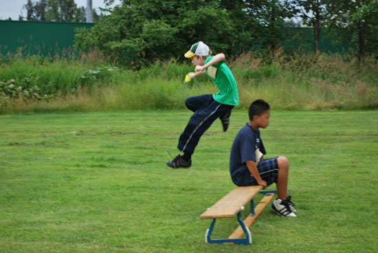 toby at sports day