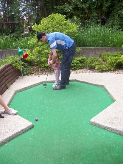 a few golfing tips for our youngest golfer