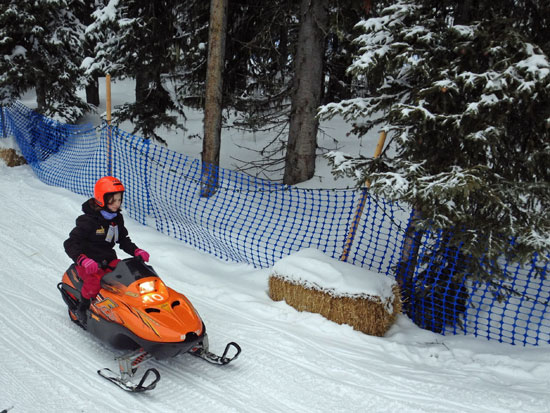 aly snow mobiling