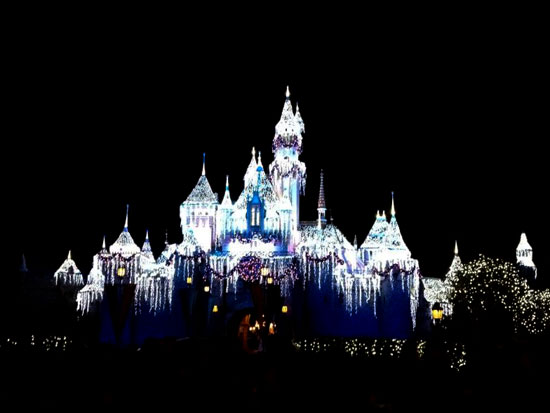 sleeping beauty's christmas castle