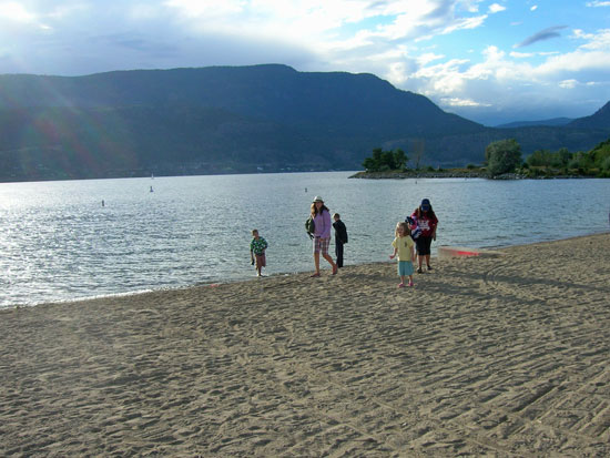 waterfront beach