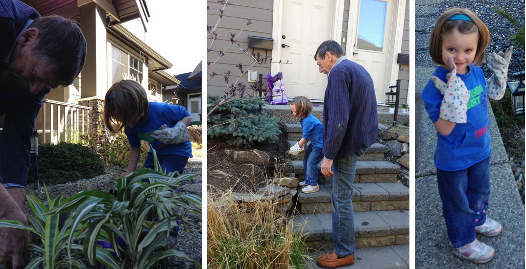 colin and zoe gardening